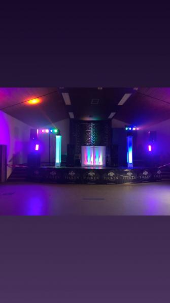 Abiparty der EGS Höchst in einer Halle in Mümlingcrumbach