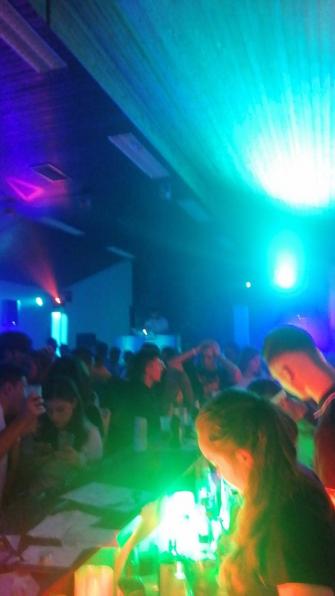Abiparty der EGS Höchst in einer Halle in Mümlingcrumbach
